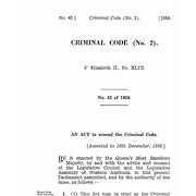 Criminal Code Amendment Act (No. 2) 1956